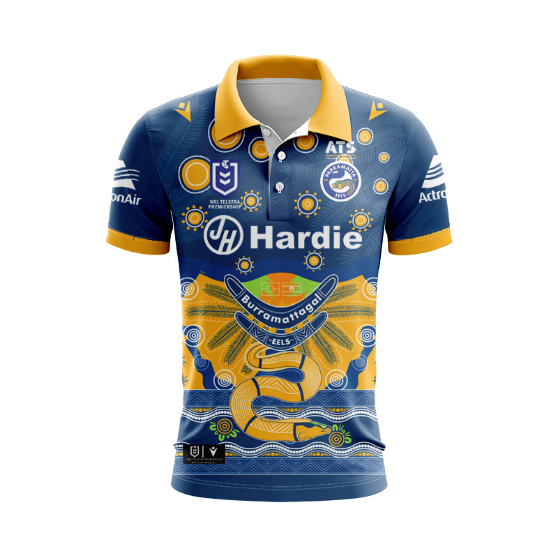 Parramatta Eels 2025 Indigenous Polo Shirt