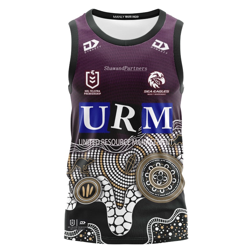 Manly Warringah Sea Eagles 2025 Indigenous Singlet
