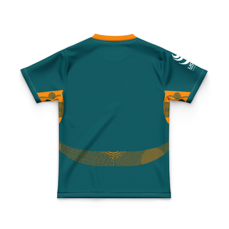 Australian Wallabies 2025 Kids Lions Tour Warm Up Jersey