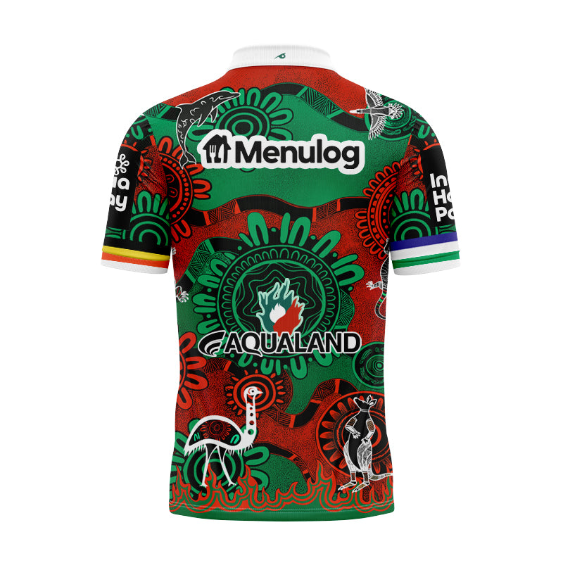 South Sydney Rabbitohs 2025 Indigenous Polo Shirt