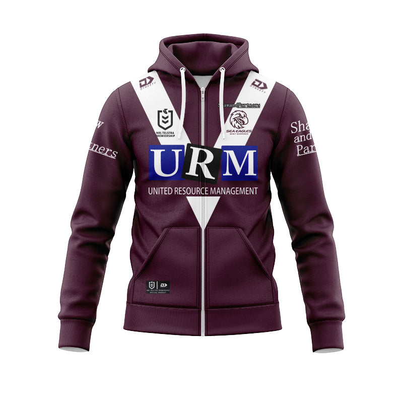 Manly Warringah Sea Eagles 2025 Heritage Hoodie with Zipper