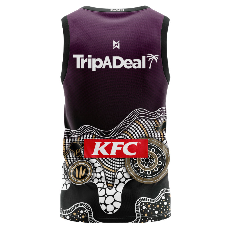 Manly Warringah Sea Eagles 2025 Indigenous Singlet