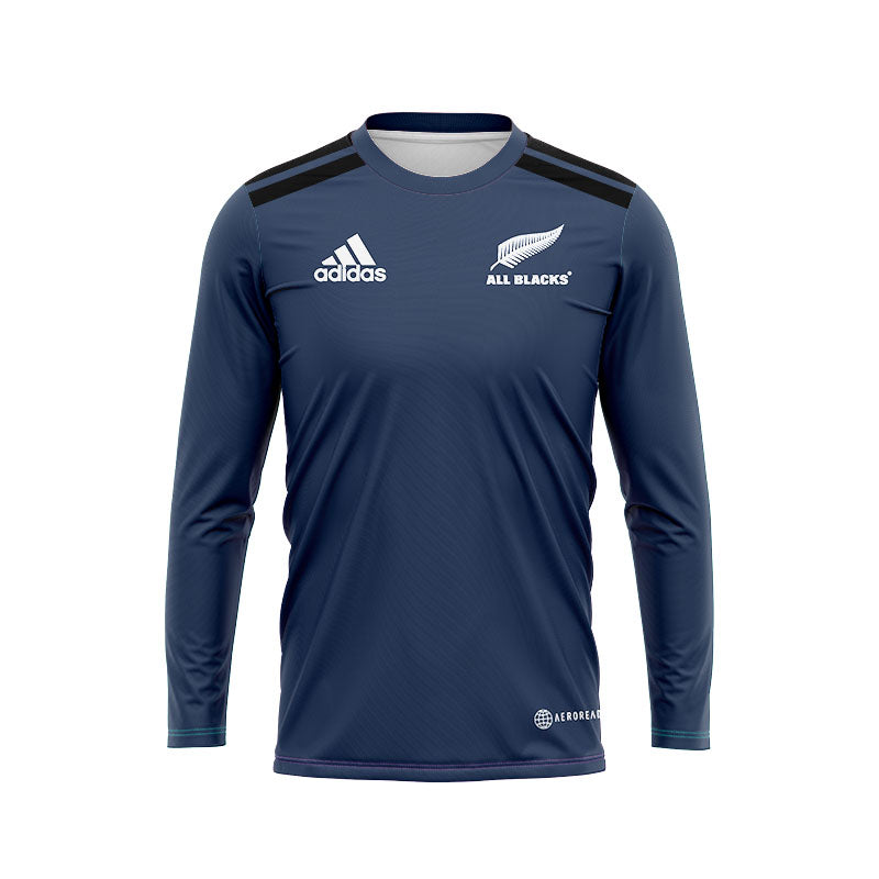 New Zealand All Blacks 2022 Rugby Long Sleeve Training Shirt