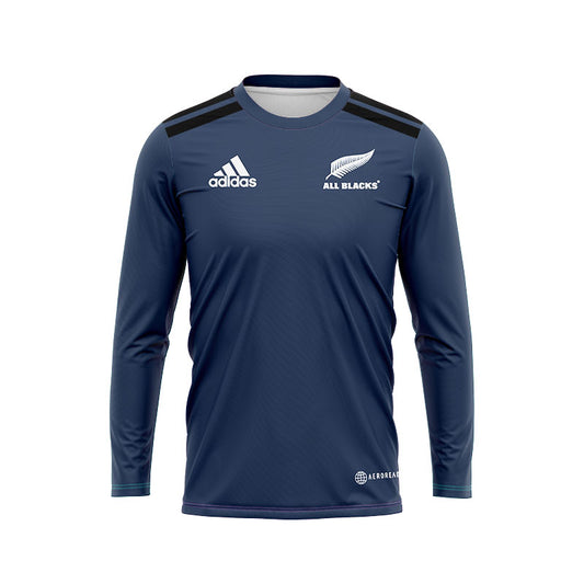 New Zealand All Blacks 2022 Rugby Long Sleeve Training Shirt