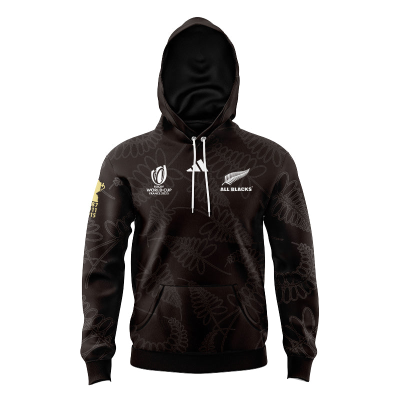 New Zealand All Blacks 2023 Rugby World Cup Kids Home Hoodie