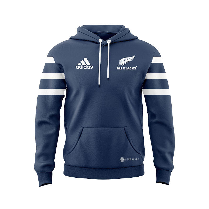 New Zealand All Blacks 2022 Rugby Grey Training Hoodie
