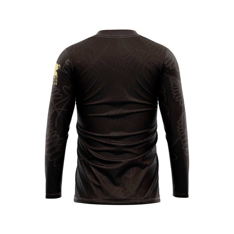 New Zealand All Blacks 2023 Rugby World Cup Long Sleeve Home Shirt