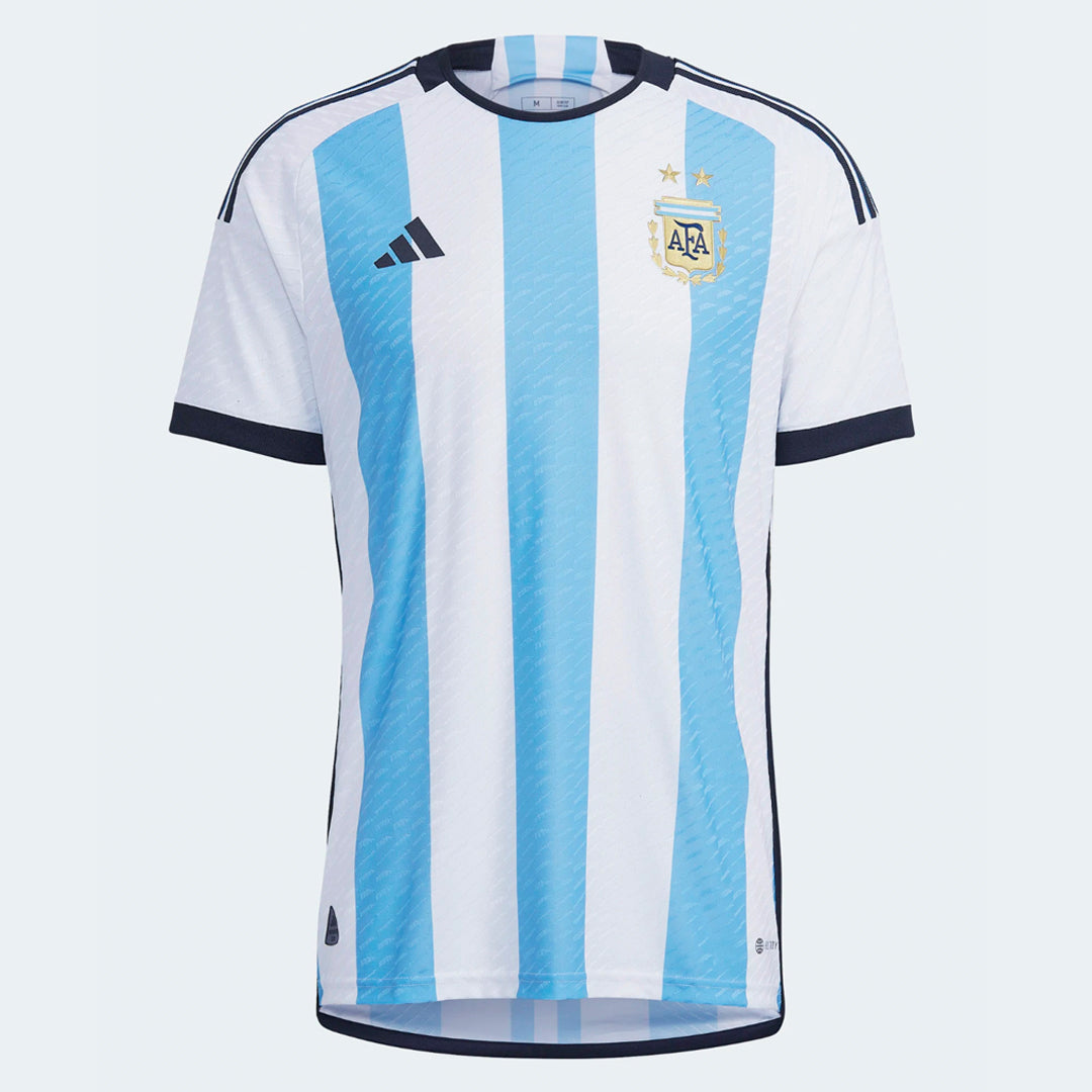 Argentina 2022 World Cup Home Jersey Shirt (2 Stars)