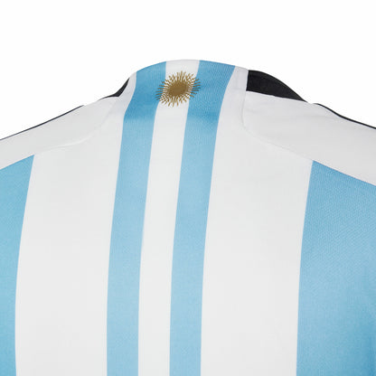 Argentina 2022-23 World Cup Home Jersey Shirt (3 Stars)