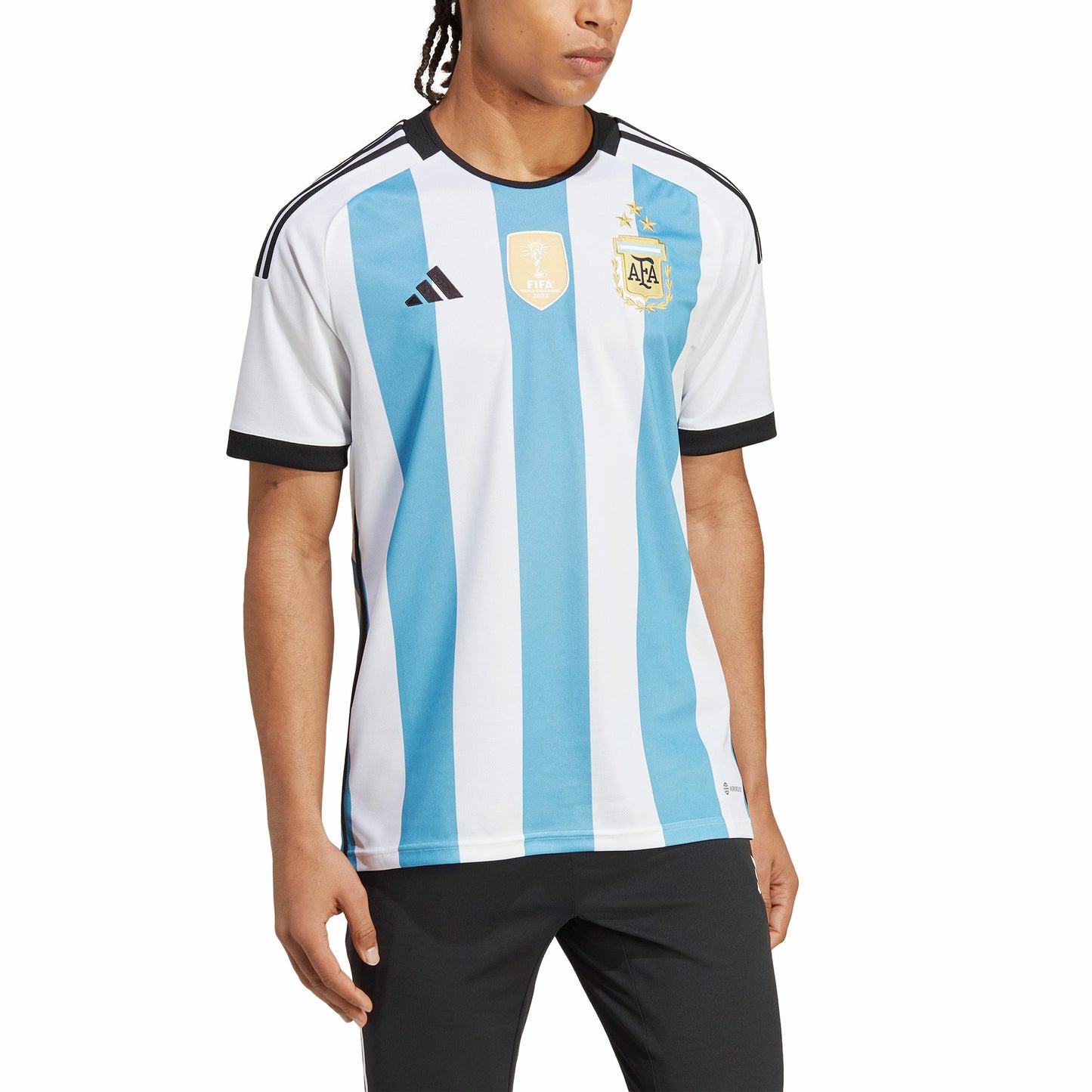 Argentina 2022-23 World Cup Home Jersey Shirt (3 Stars)