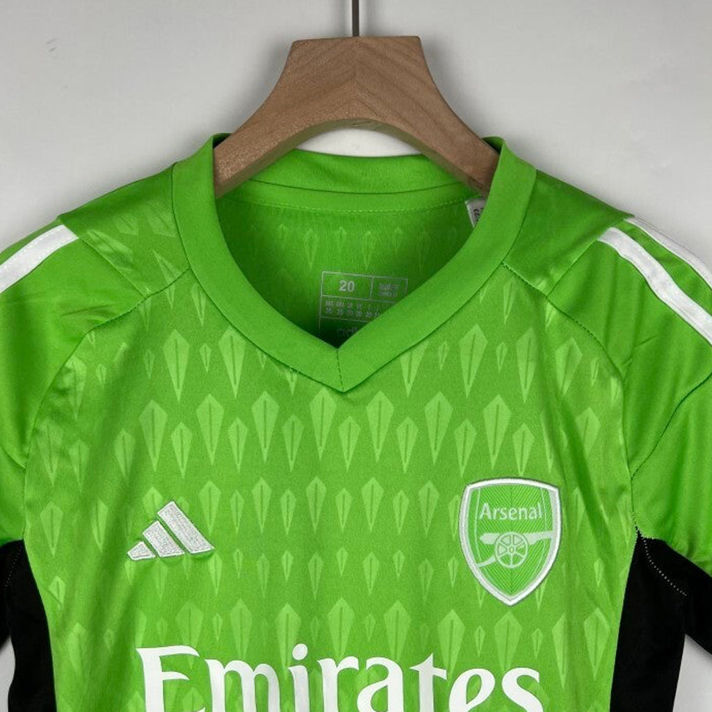 Arsenal Gunners 2023/24 Goalkeeper Jersey Shirt Kit # 3 Short Sleeve
