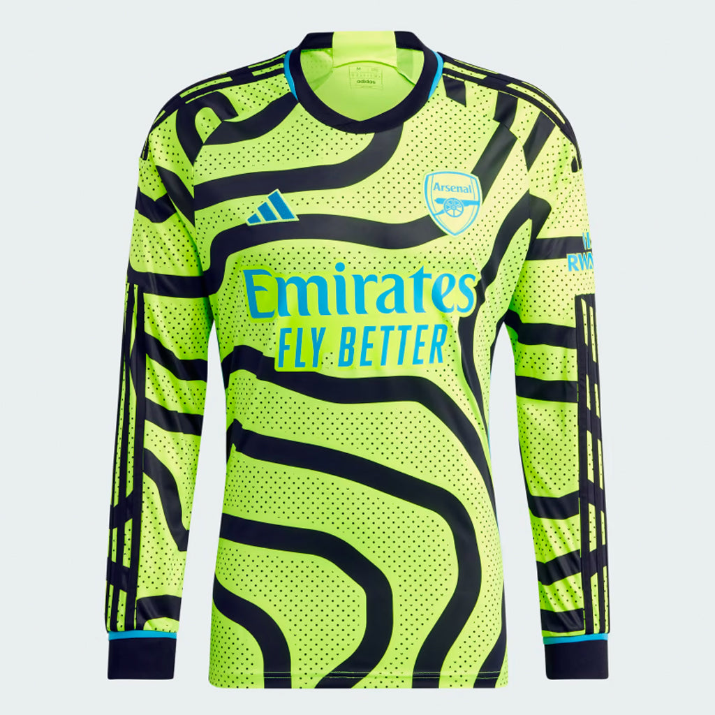 Arsenal Gunners 2023/24 Long Sleeve Away Jersey Shirt