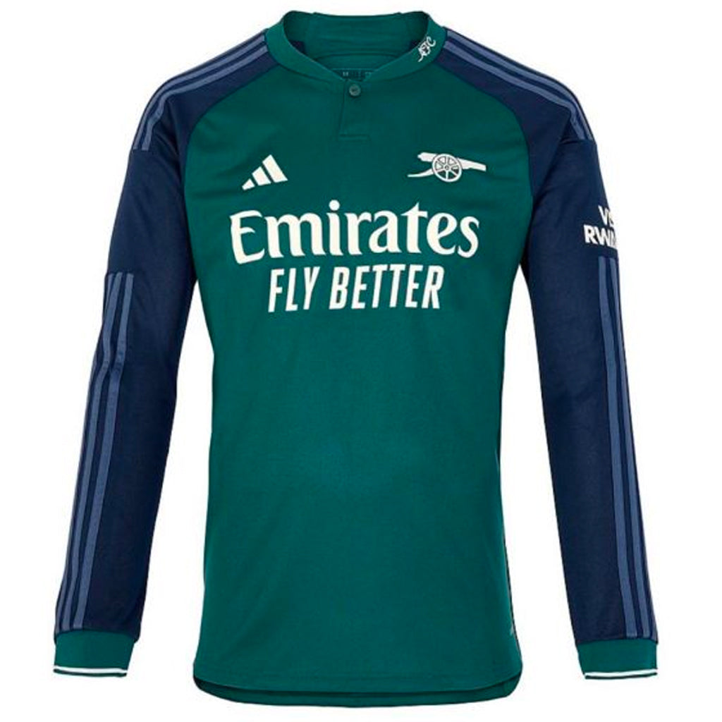 Arsenal Gunners 2023/24 Long Sleeve Third Jersey Shirt Kit