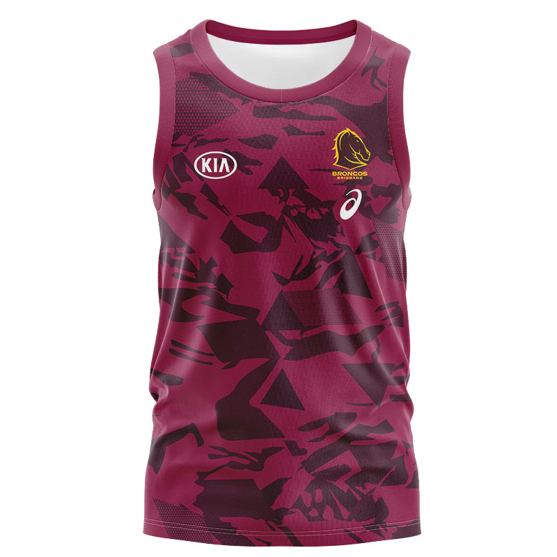 Brisbane Broncos 2021 Training Singlet