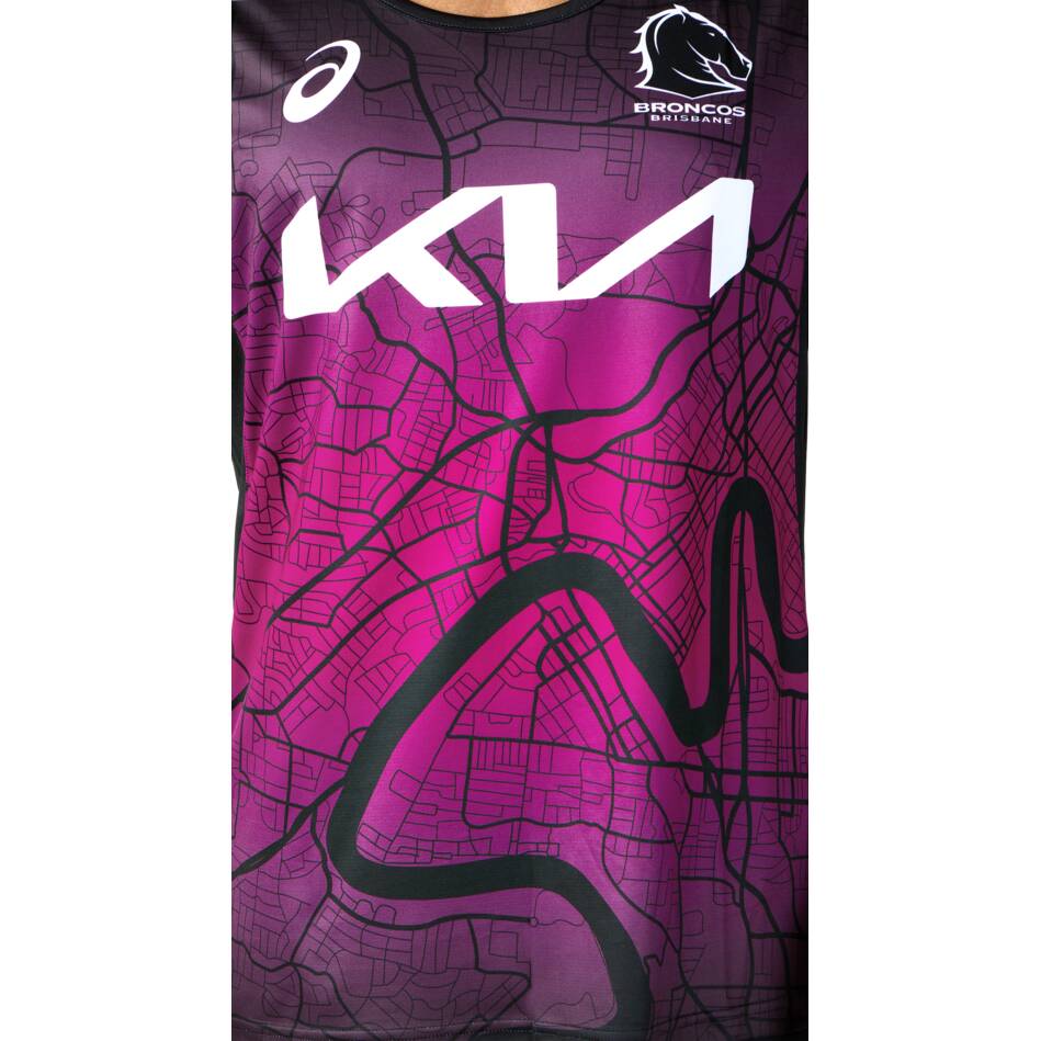 Brisbane Broncos 2024 River City Training Singlet
