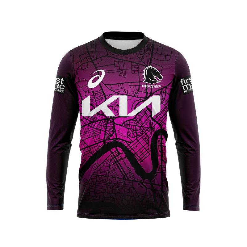 Brisbane Broncos 2024 Long Sleeve River City Shirt