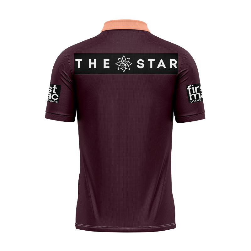 Brisbane Broncos 2024 Sunstone Training Polo Shirt