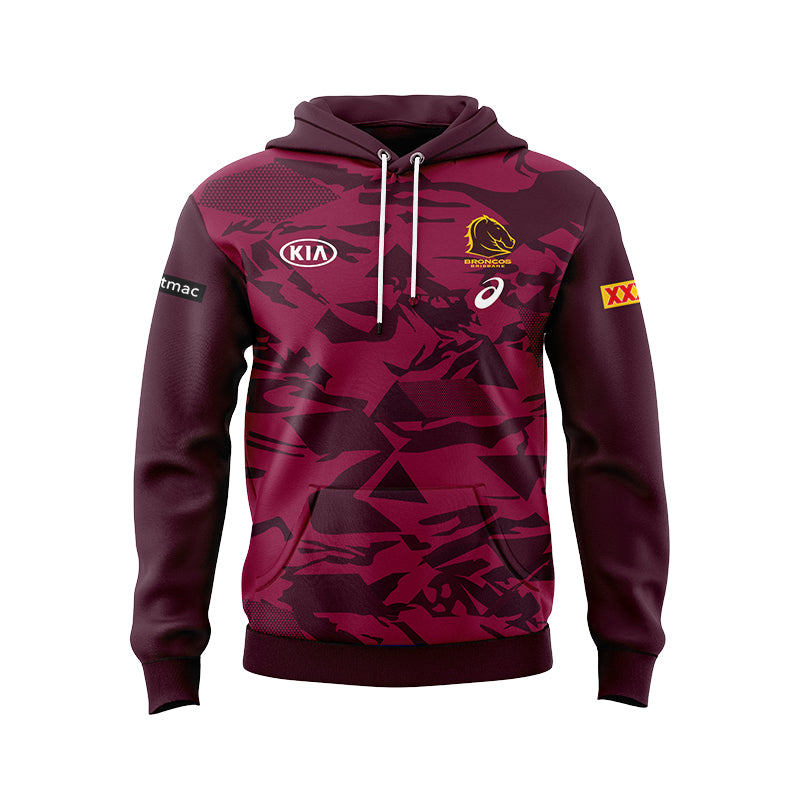 Brisbane Broncos 2021 Kids Training Hoodie