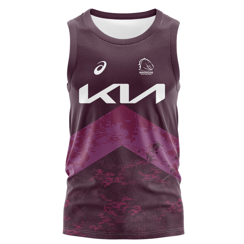 Brisbane Broncos 2024 Training Singlet