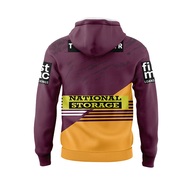 Brisbane Broncos 2024 Kids Home Hoodie