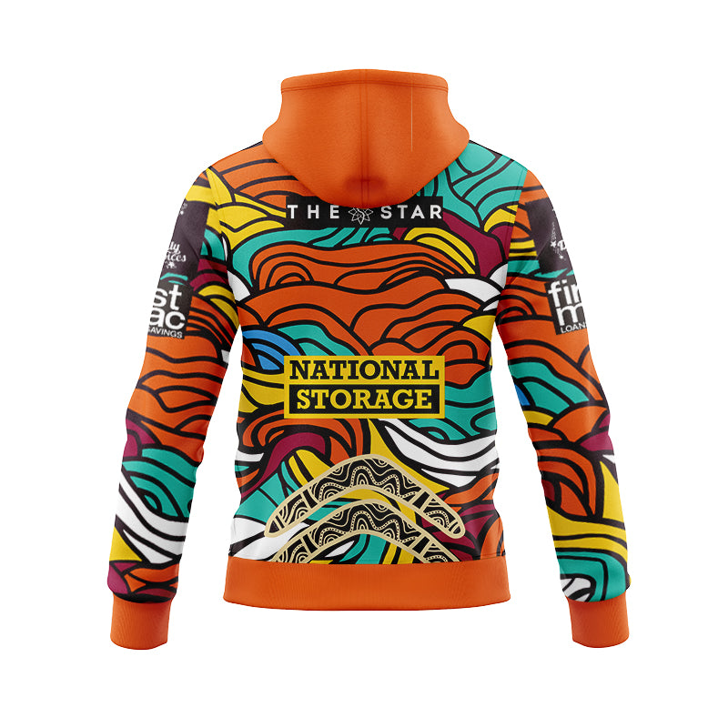 Brisbane Broncos 2023 Indigenous Hoodie With Zipper