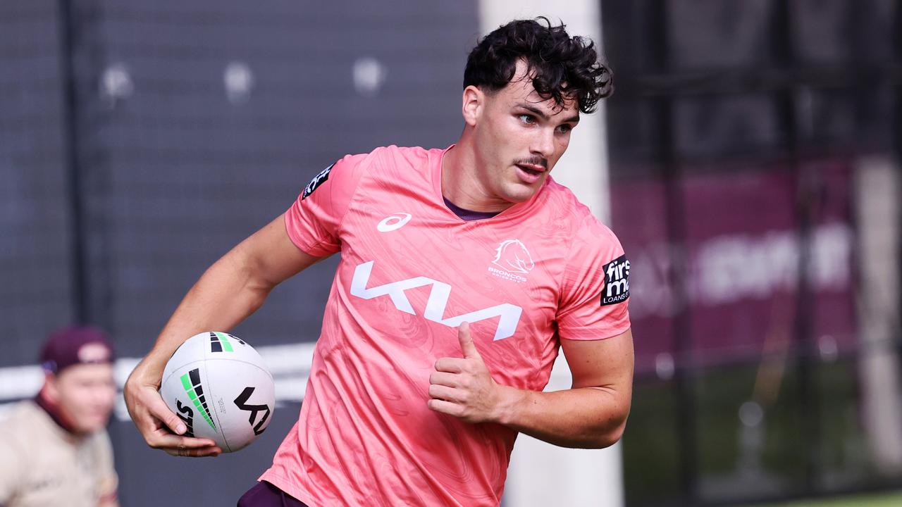 Brisbane Broncos 2023 Pink Training Jersey
