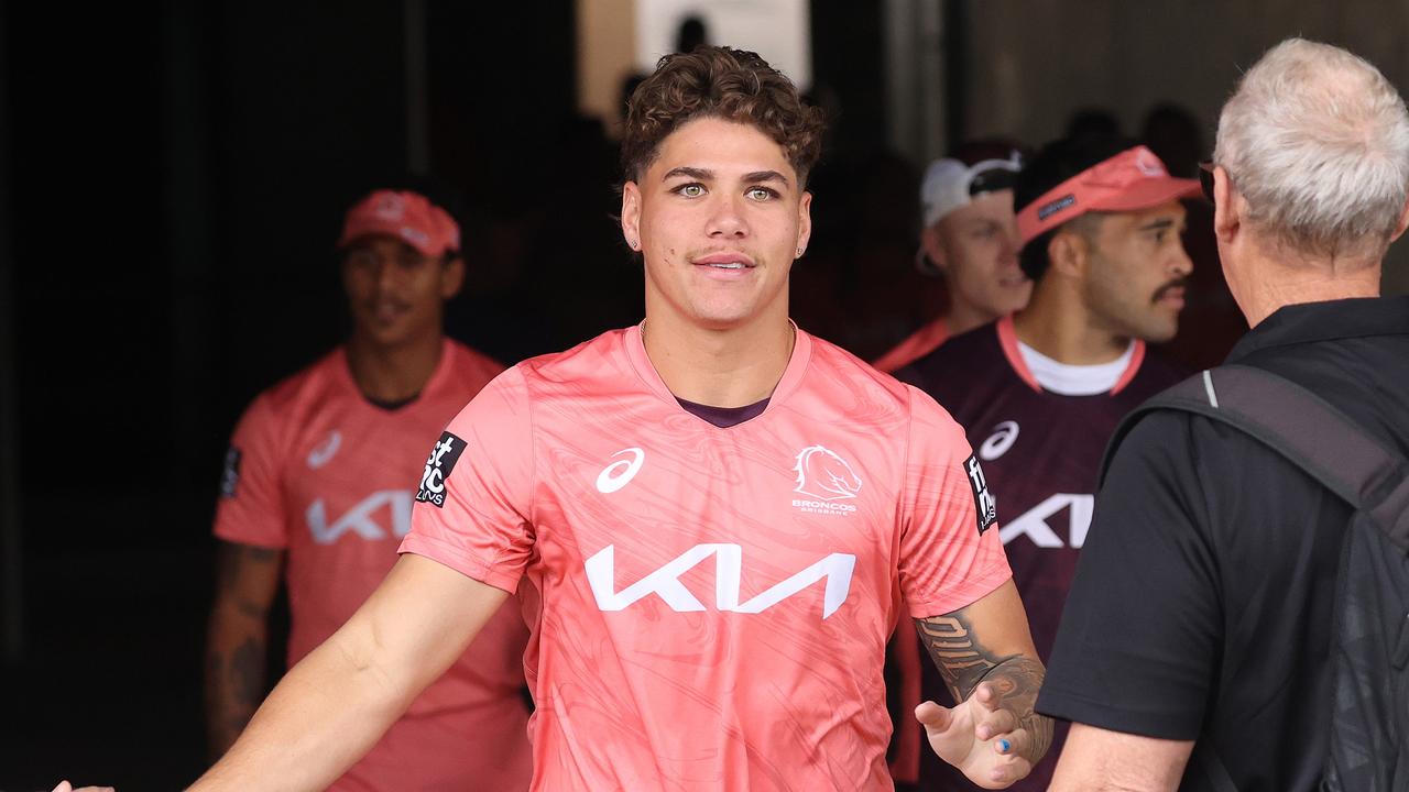Brisbane Broncos 2023 Pink Training Jersey