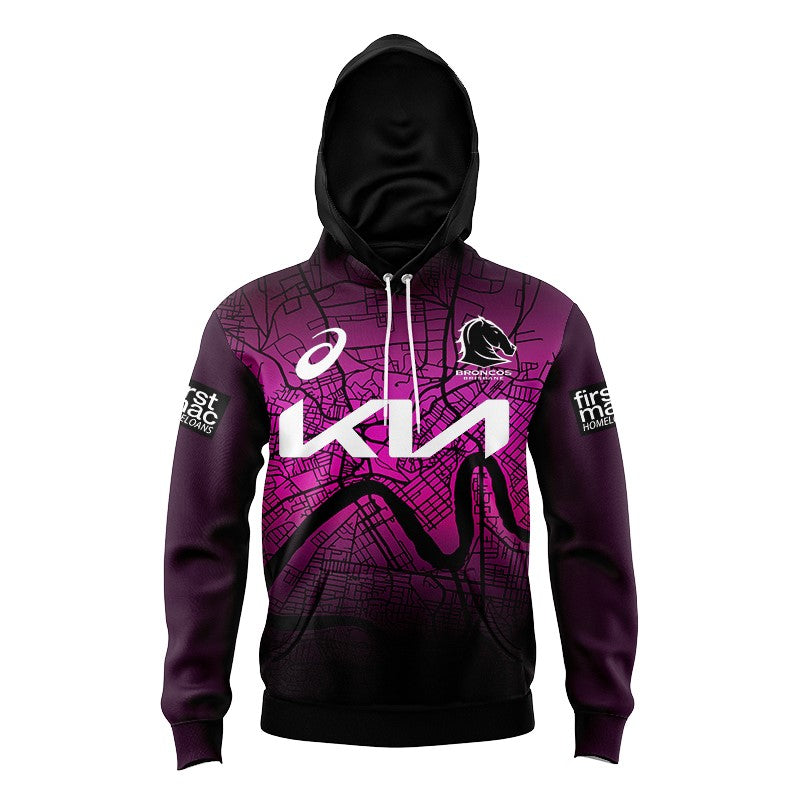 Brisbane Broncos 2024 Kids River City Hoodie