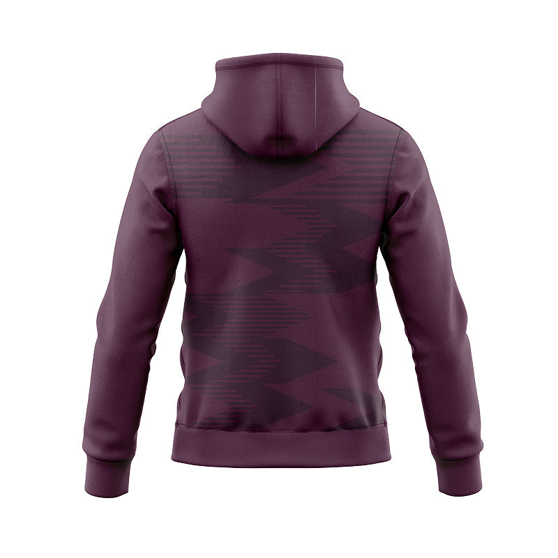 Brisbane Broncos 2024 Run Out Hoodie With Zipper