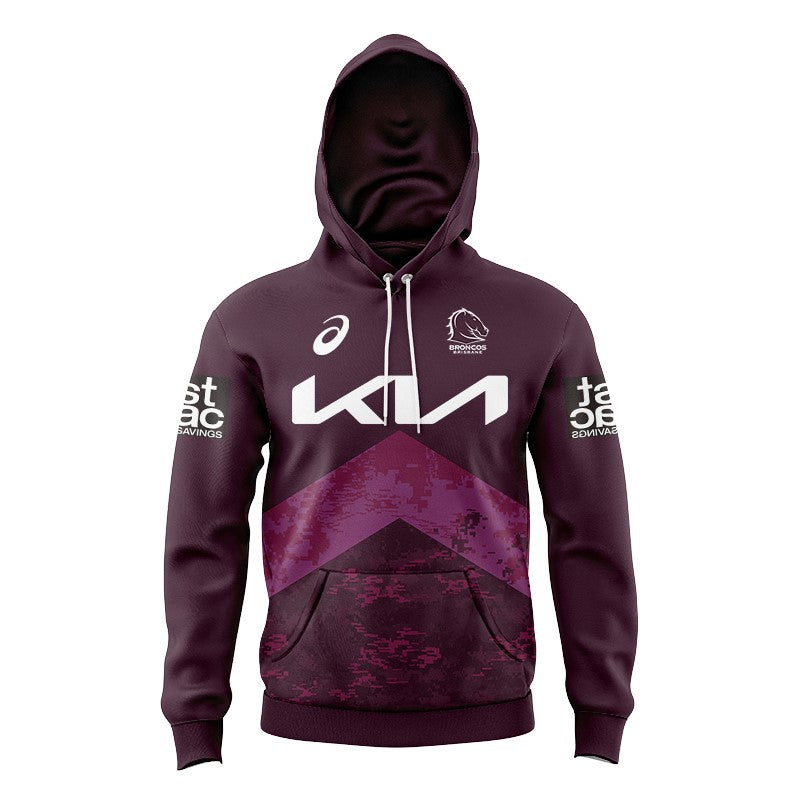 Brisbane Broncos 2024 Training Hoodie
