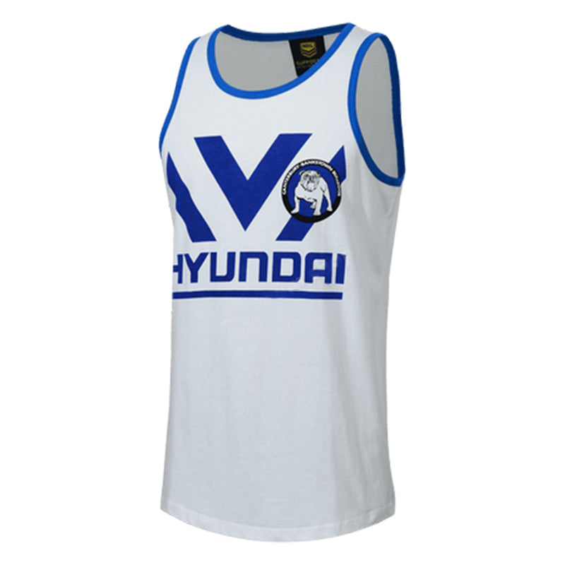 Canterbury Bankstown Bulldogs 1990's Retro Training Singlet