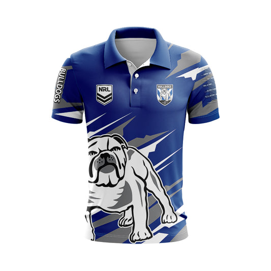 Canterbury Bankstown Bulldogs 2024 Ignition Fishing Polo Shirt