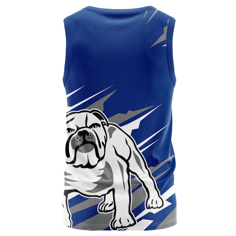 Canterbury Bankstown Bulldogs Ignition Fishing Singlet