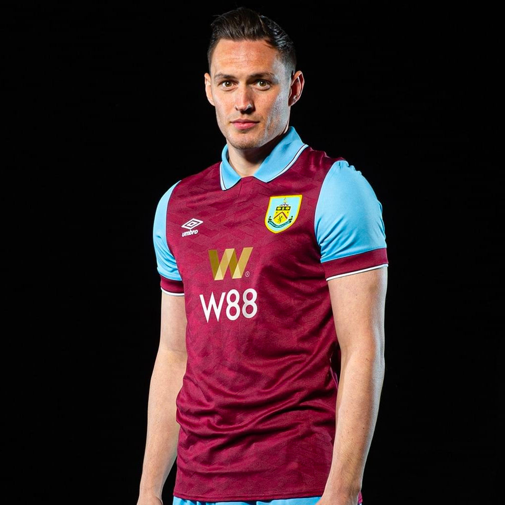 Burnley 2023/24 Home Jersey Shirt Kit