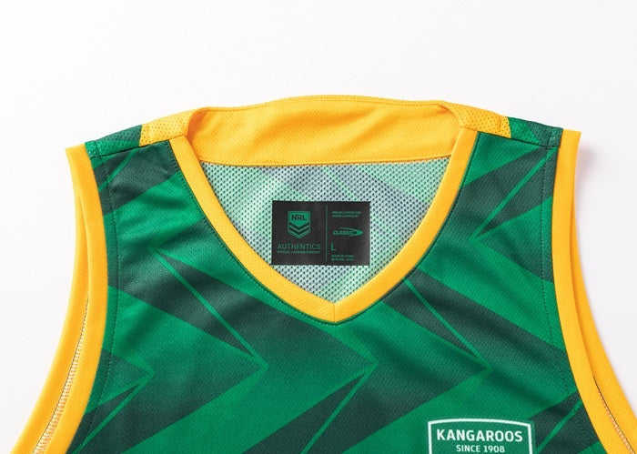 Australia Kangaroos 2024 Green Training Singlet