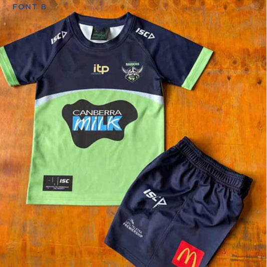 Canberra Raiders 2021 Kids Jersey and Shorts Kit