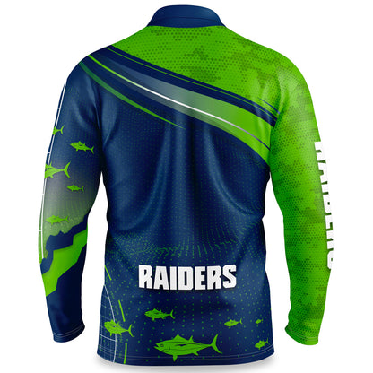 Canberra Raiders Long Sleeve Fishing Shirt