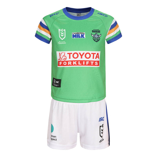 Canberra Raiders 2024 Kids Home Jersey and Shorts