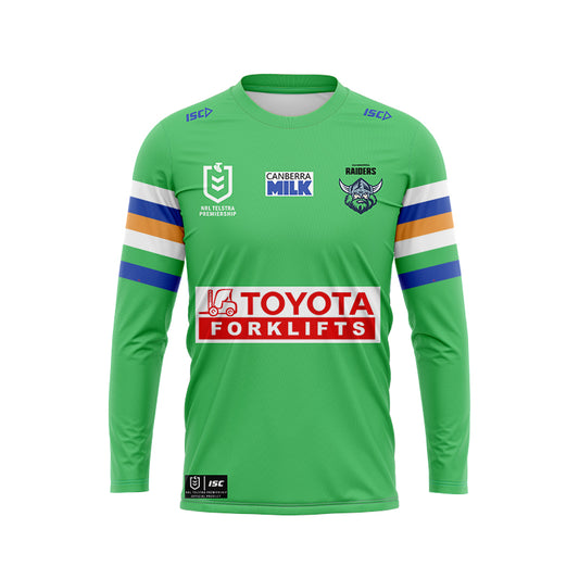 Canberra Raiders 2024 Long Sleeve Home Shirt