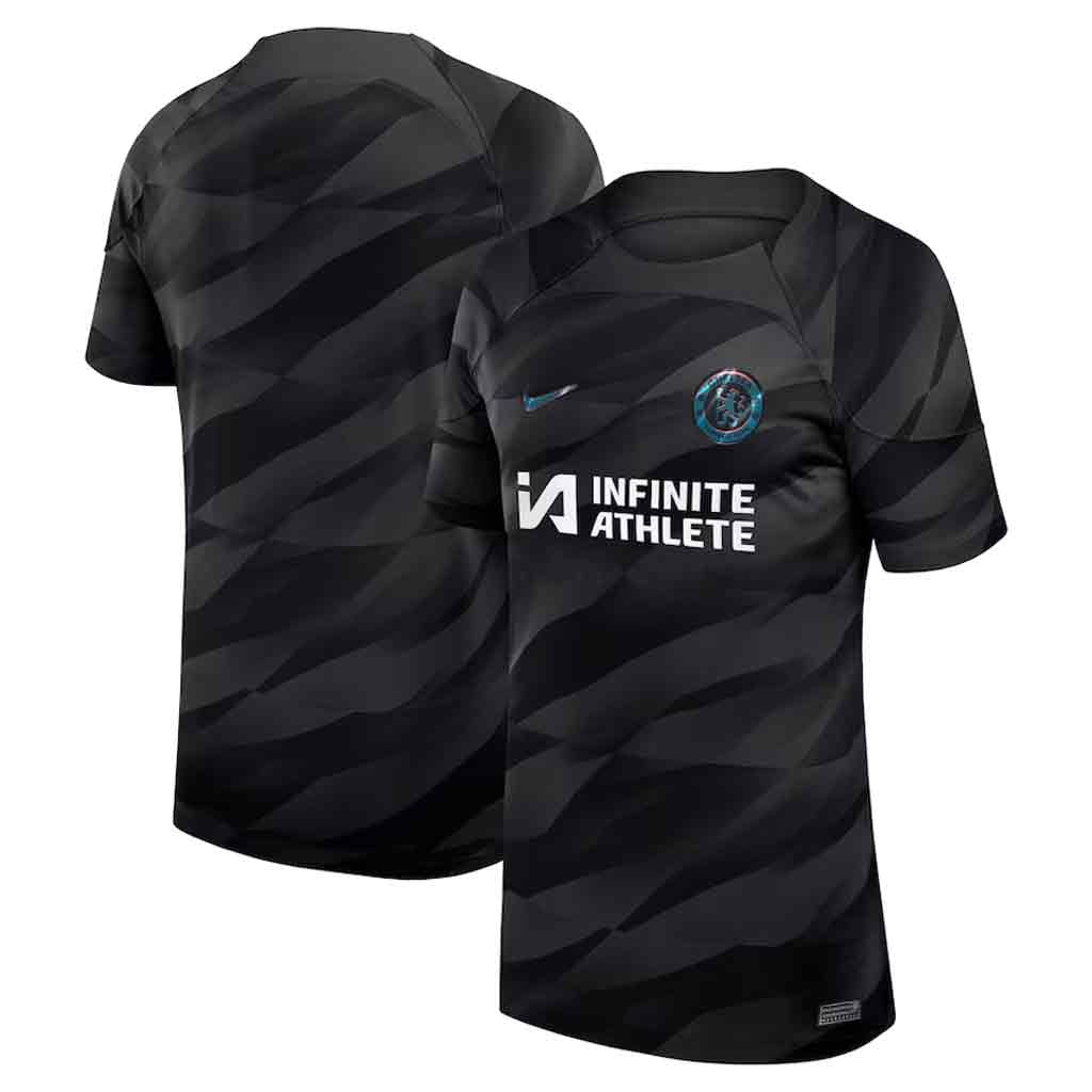 Chelsea 2023/24 Goalkeeper Jersey Shirt Kit #1 (Sponsored) Short Sleeve