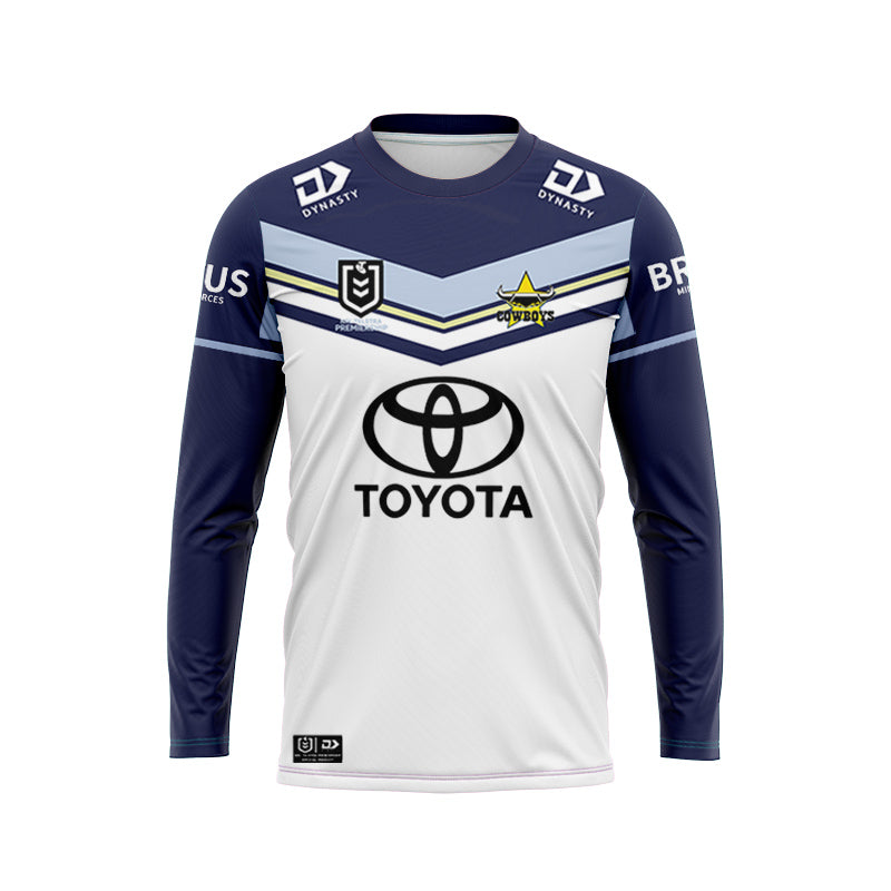 North Queensland Cowboys 2024 Long Sleeve Away Shirt