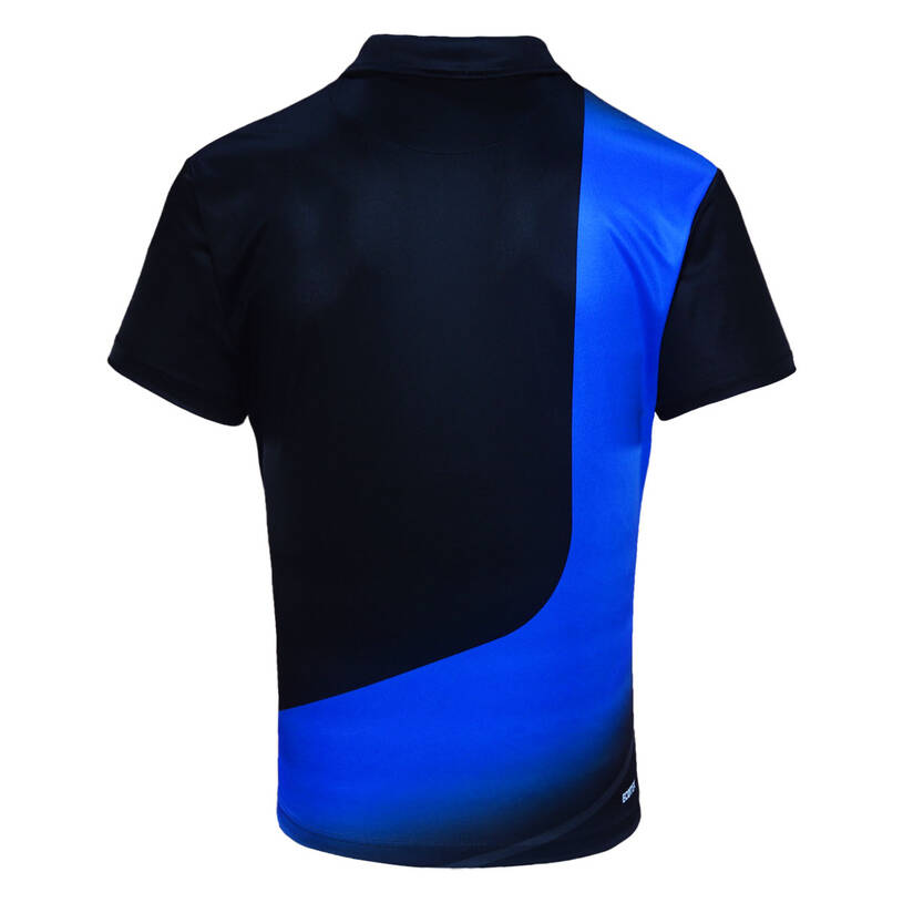 North Queensland Cowboys 2024 Black and Electric Blue Polo Shirt