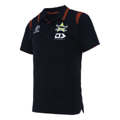North Queensland Cowboys 2024 Black and Rust Polo Shirt