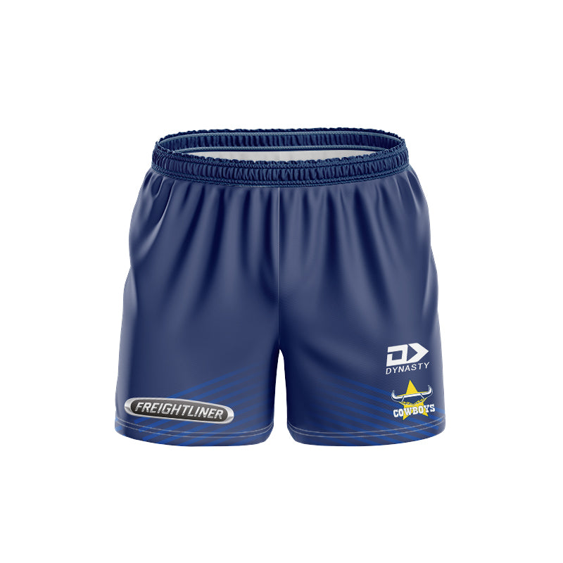 North Queensland Cowboys 2024 Navy Blue Training Shorts