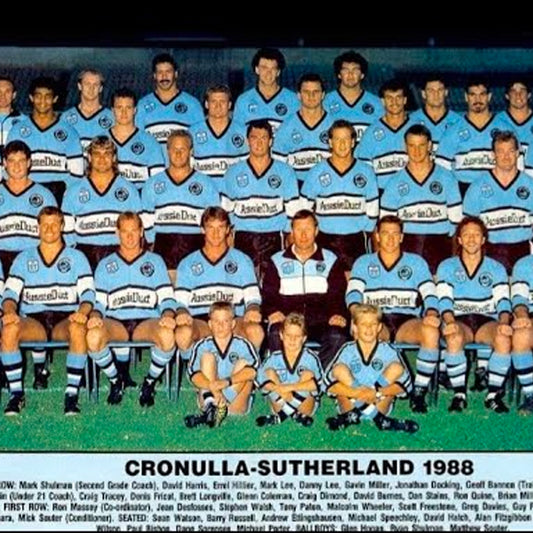 Cronulla Sutherland Sharks 1988 Retro Jersey