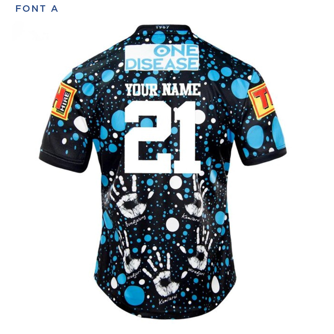 Cronulla Sutherland Sharks 2021 Indigenous Jersey