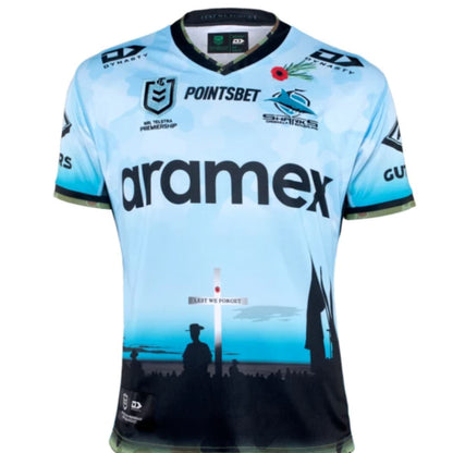 Cronulla Sutherland Sharks 2022 ANZAC Jersey