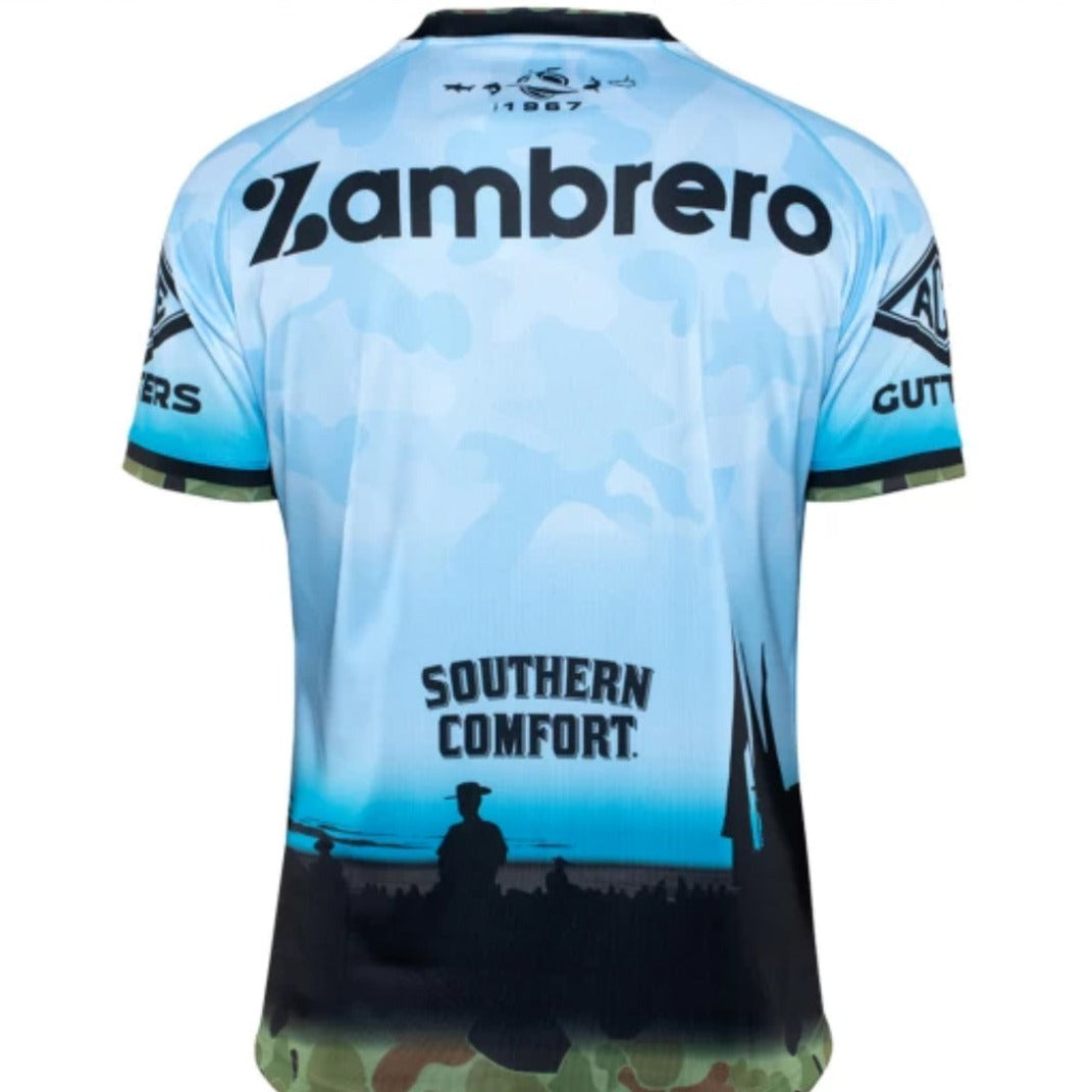 Cronulla Sutherland Sharks 2022 ANZAC Jersey