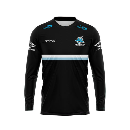 Cronulla Sutherland Sharks 2023 Long Sleeve Training Shirt