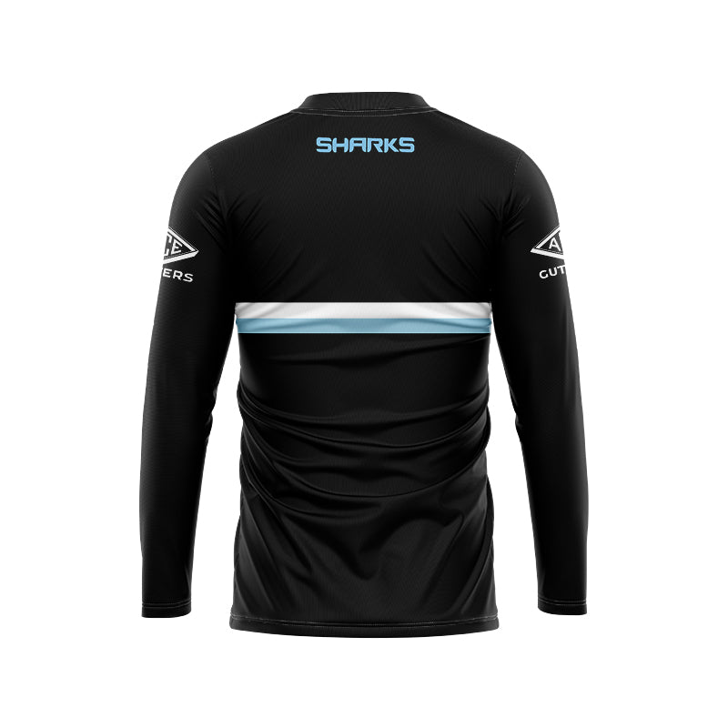 Cronulla Sutherland Sharks 2023 Long Sleeve Training Shirt